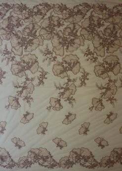 Pink Embroidery Lace - Blessing -Bridal Fabric Shop PinkLace Blessing FullWidth