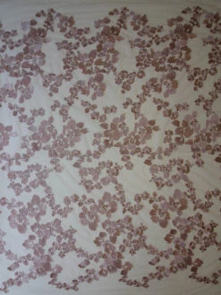 Dusky Pink Lace - Oba -Bridal Fabric Shop PinkLace Oba FullWidth