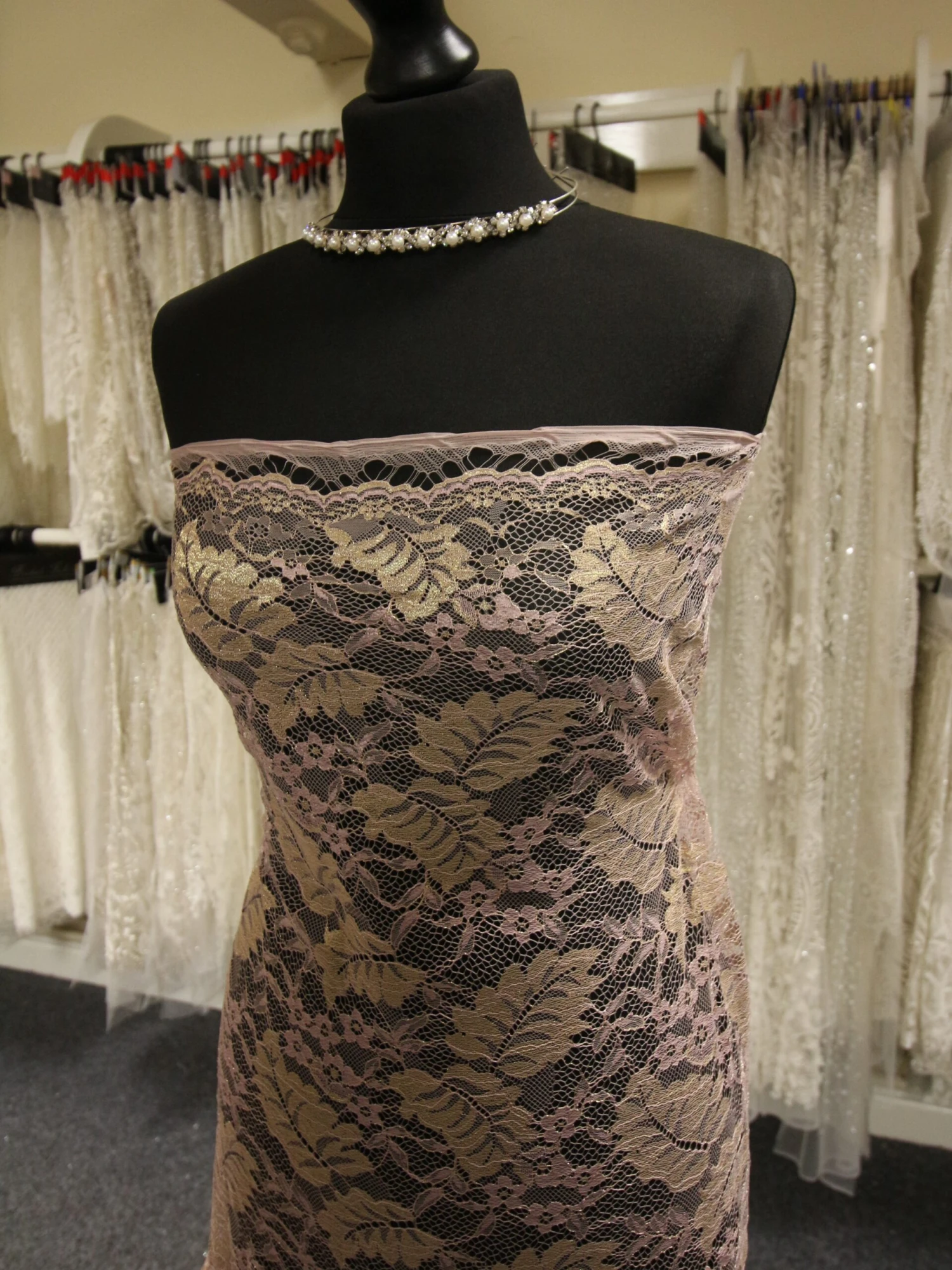 Pink Raschel Lace - Wren 4 Pink Raschel Lace - Wren - Image 4