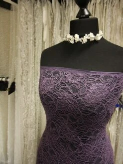 Purple Raschel Lace - Ezra -Bridal Fabric Shop PurpleLace Ezra