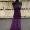 Purple Corded Lace - Geraldine
