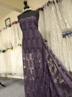 Purple Embroidered Lace – Mara -Bridal Fabric Shop PurpleLace Mara 4ebcbdc9 f88f 4ceb b314 9d87c9d458ac