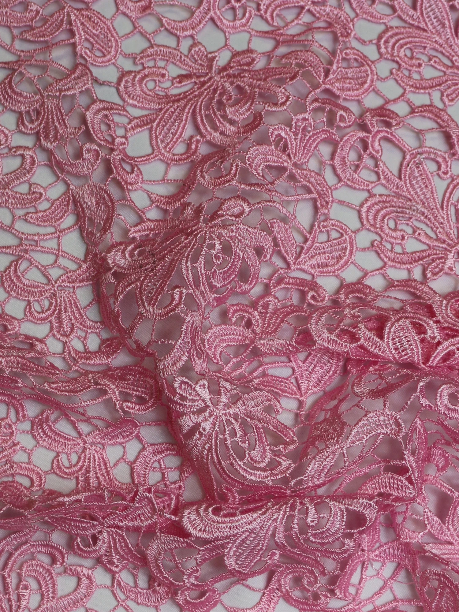 Pink Guipure Lace - Reese 6 Pink Guipure Lace - Reese - Image 6