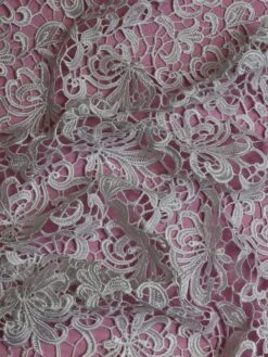 White Guipure Lace - Reese -Bridal Fabric Shop ReeseWhite