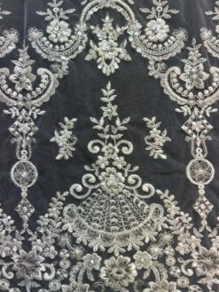 Ivory Embroidered Lace - Ruby -Bridal Fabric Shop Ruby 2759c9a2 3a86 4a52 8193 eb7e22eb4cc9