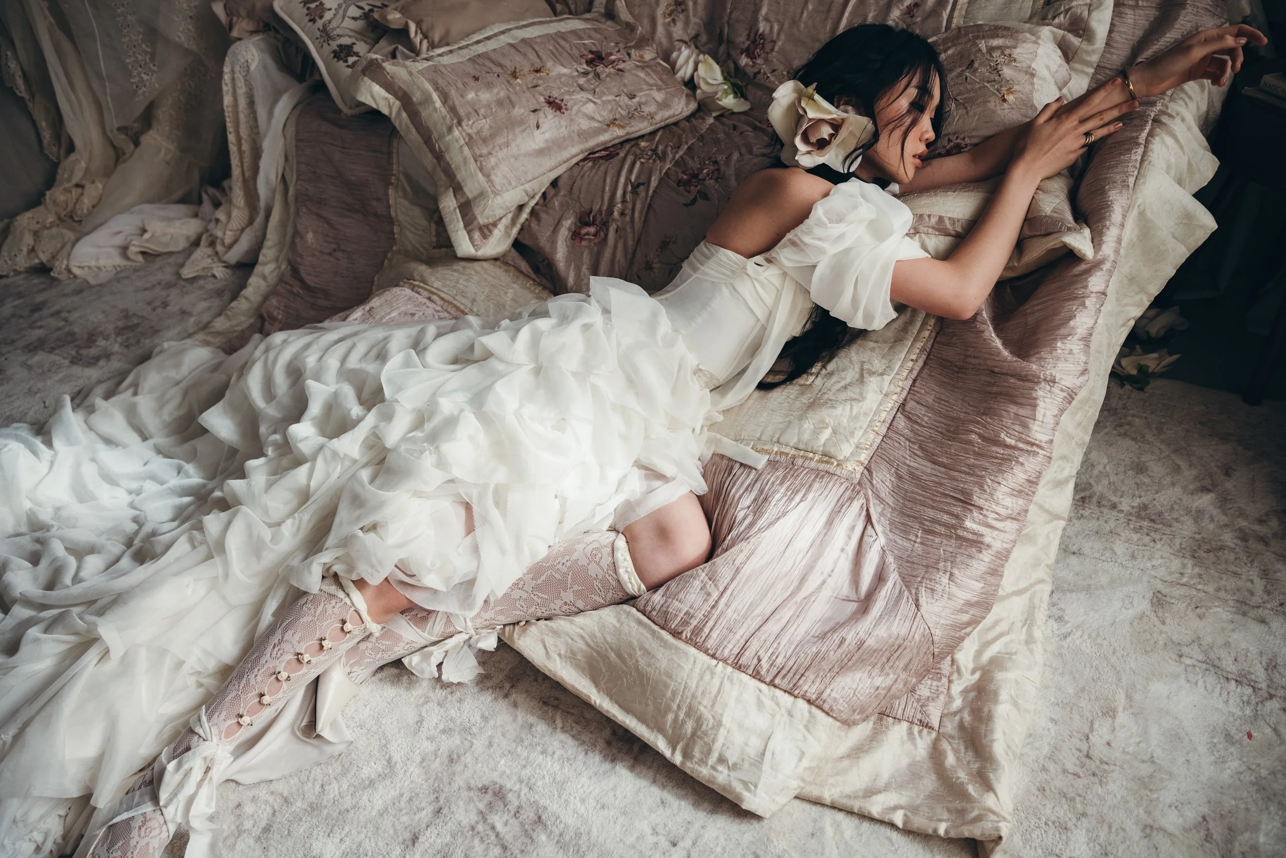 Front Page 2 Front Page -Bridal Fabric Shop RueDeSeine TalesFromTheSeine BohemeenFleur JacquelineOff White 7