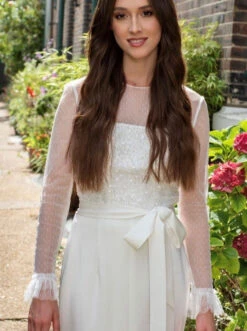 Ivory Sequinned & Beaded Tulle - Sensilla -Bridal Fabric Shop SensillaandPepper f120a8c0 b406 4daf 84c3 d2ed29758bb0