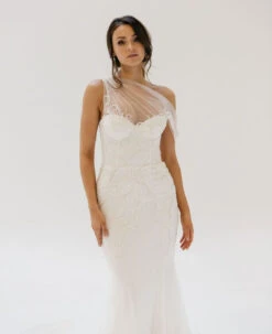 Ivory Beaded Lace - Zanobia -Bridal Fabric Shop SexyandGlamorous thisisastunninglacecalledZanobia