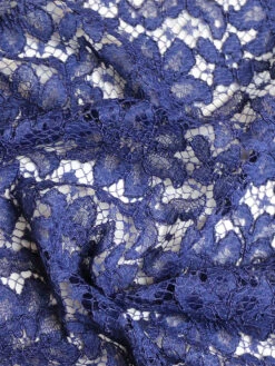 Navy Corded Lace - Shannon -Bridal Fabric Shop ShannonNavy