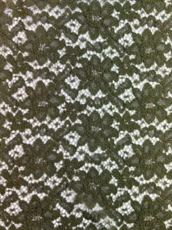 Olive Corded Lace - Shannon 10 Olive Corded Lace - Shannon -Bridal Fabric Shop ShannonOlive