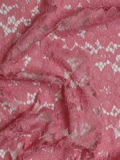Pink Corded Lace - Shannon -Bridal Fabric Shop ShannonPink
