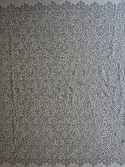 Silver Guipure Lace - Ebba -Bridal Fabric Shop SilverLace Ebba FullWidth