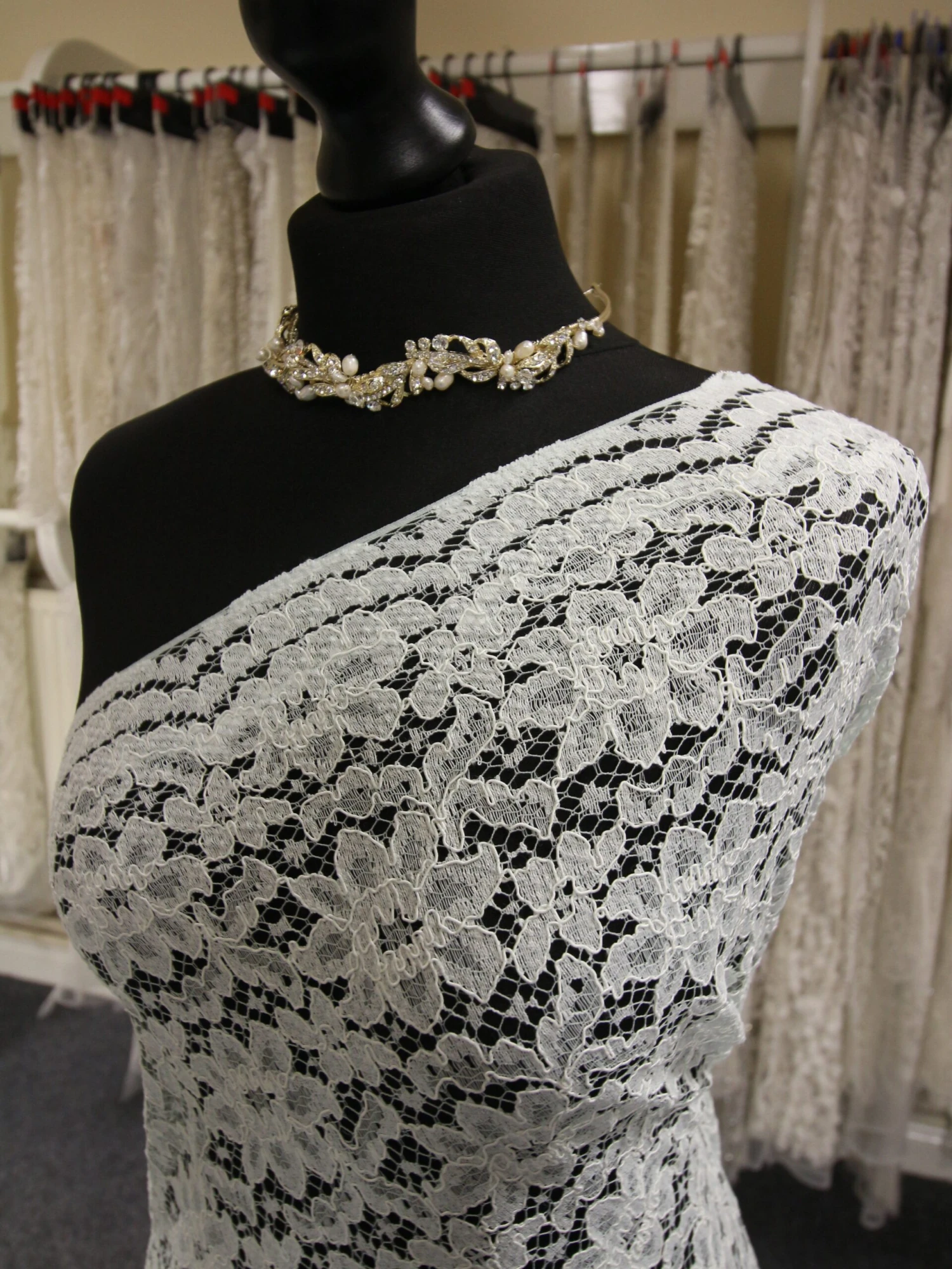 Spearmint Corded Lace - Shannon 3 Spearmint Corded Lace - Shannon - Image 3