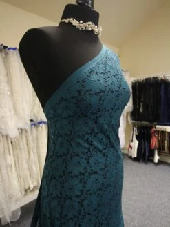 Teal Lace - Esther -Bridal Fabric Shop TealLace Esther