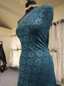 Teal Lace - Esther -Bridal Fabric Shop TealLace Esther