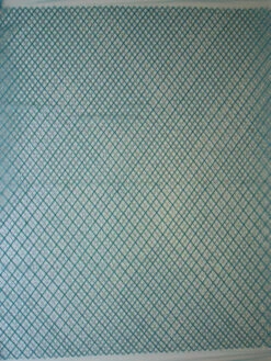 Turquoise Sequinned Lace - Odelia -Bridal Fabric Shop TurquoiseBeadedLace Odelia FullWidth