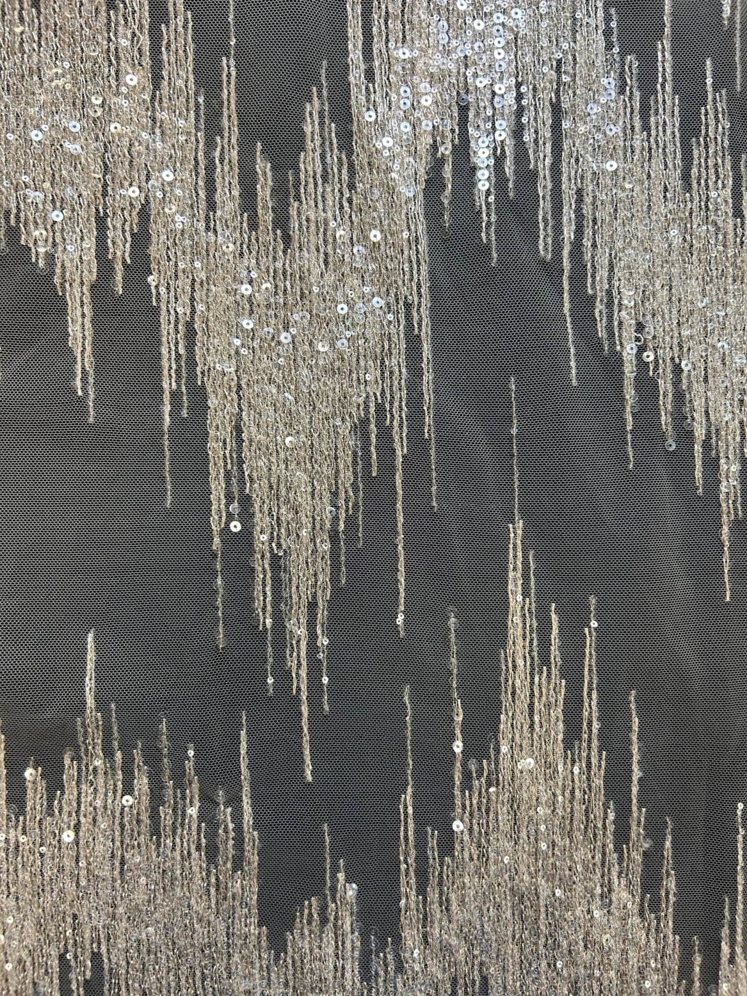 Champagne Sequined Lace - Twilight 9 Champagne Sequined Lace - Twilight - Image 9