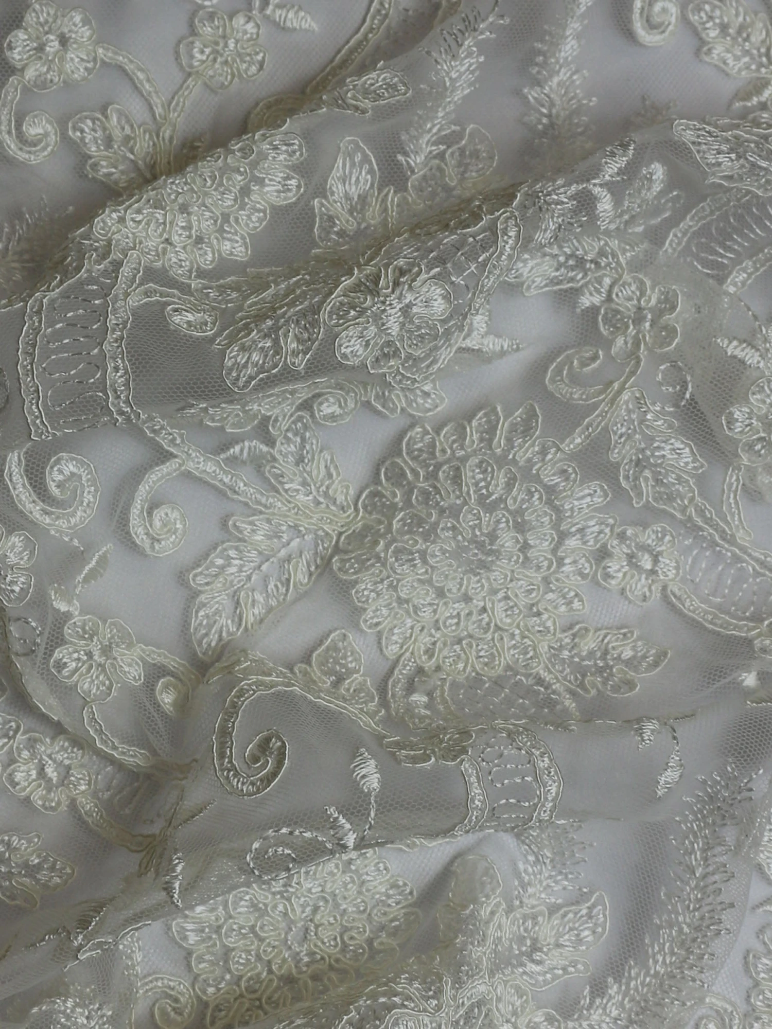Ivory Corded Lace - Vanessa 5 Ivory Corded Lace - Vanessa - Image 5