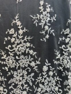 Ivory Beaded Lace - Veronica -Bridal Fabric Shop Veronica