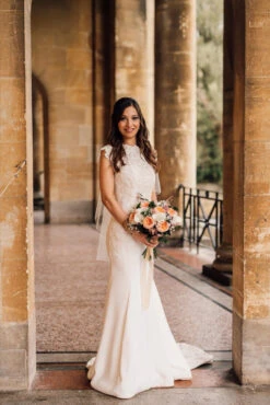 Ivory Beaded Lace - Alexandra -Bridal Fabric Shop Weddingdressalexandralace6