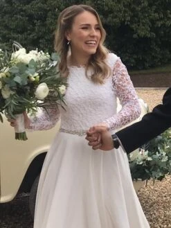 White Guipure Lace - Guinevere -Bridal Fabric Shop WeddingdressusingwhiteGuipurelaceGuinevere