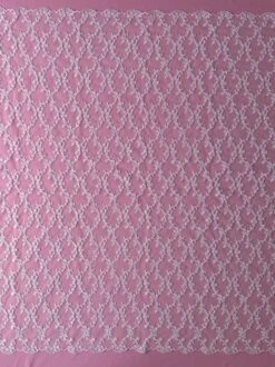 White French Embroidered Lace - Larissa 10 White French Embroidered Lace - Larissa -Bridal Fabric Shop WhiteEmbroideryLace Larissa FullWidth