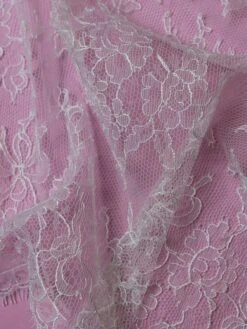 White Chantilly Lace - Francesca -Bridal Fabric Shop WhiteLace Francesca