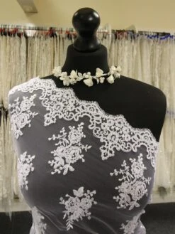 White Corded Lace - Janis 12 White Corded Lace - Janis -Bridal Fabric Shop WhiteLace Janis. fd071e00 4512 4088 b140 451d738e6db5
