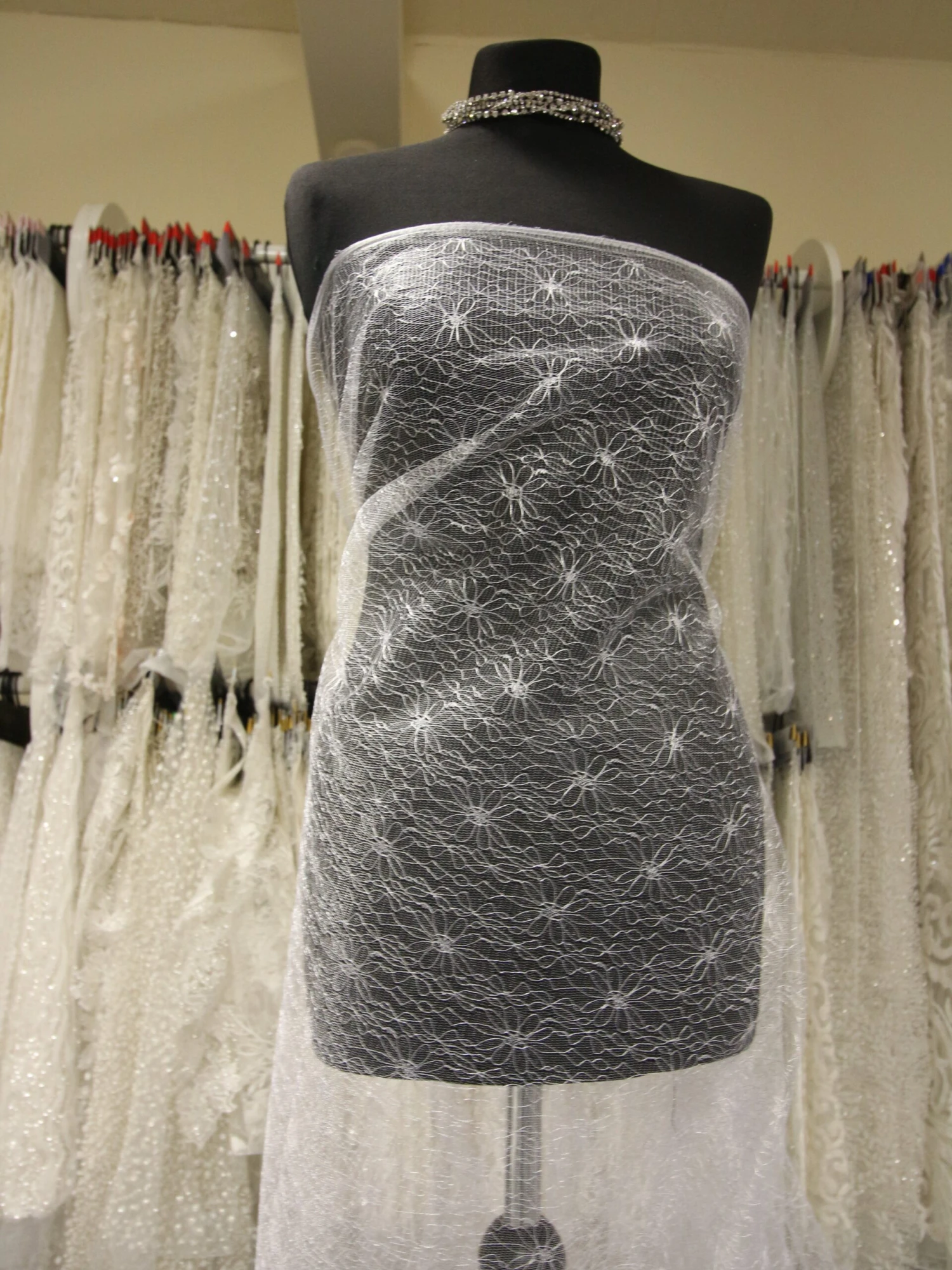 White Raschel Lace - Kindness 3 White Raschel Lace - Kindness - Image 3