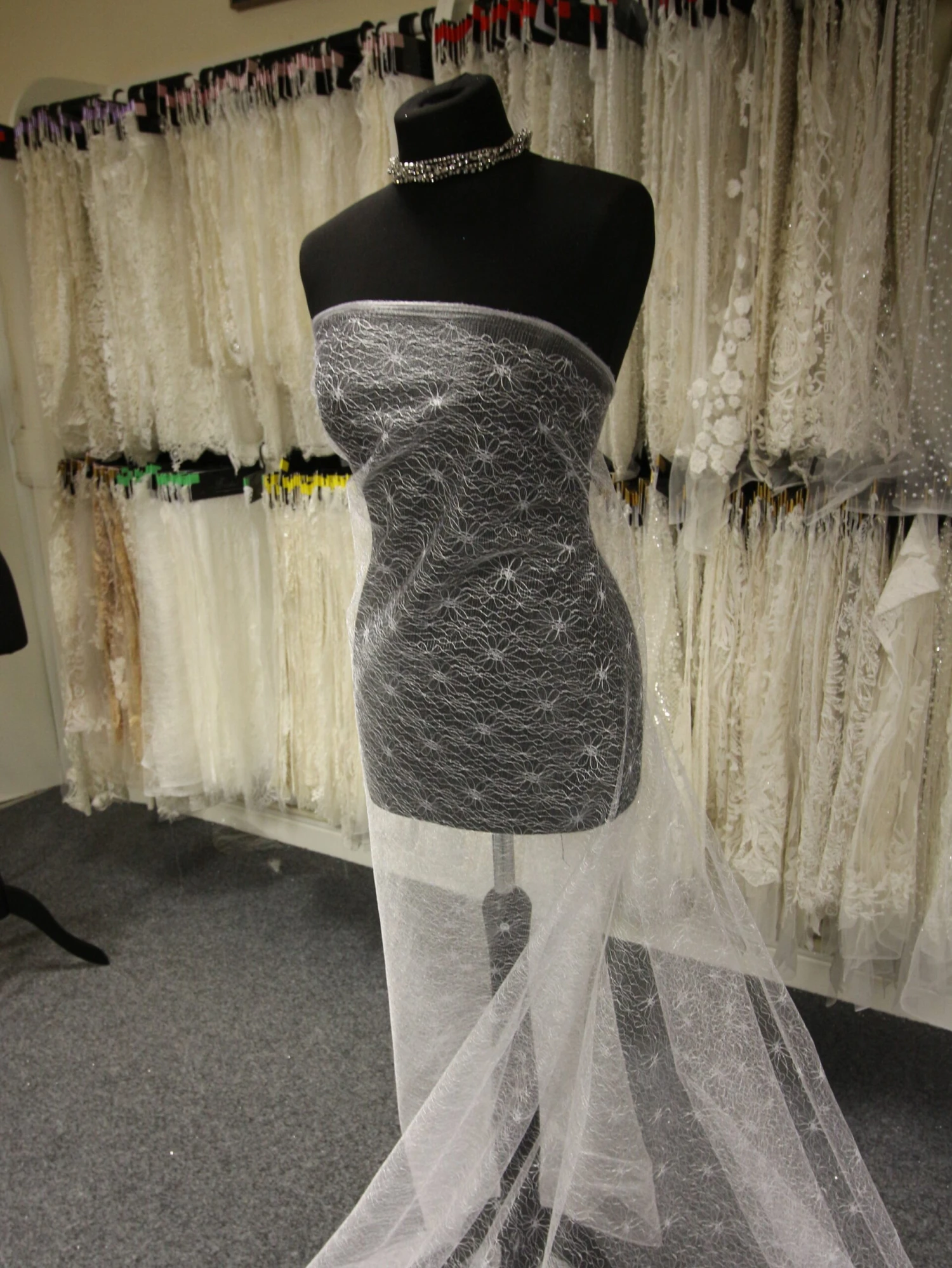 White Raschel Lace - Kindness 2 White Raschel Lace - Kindness - Image 2