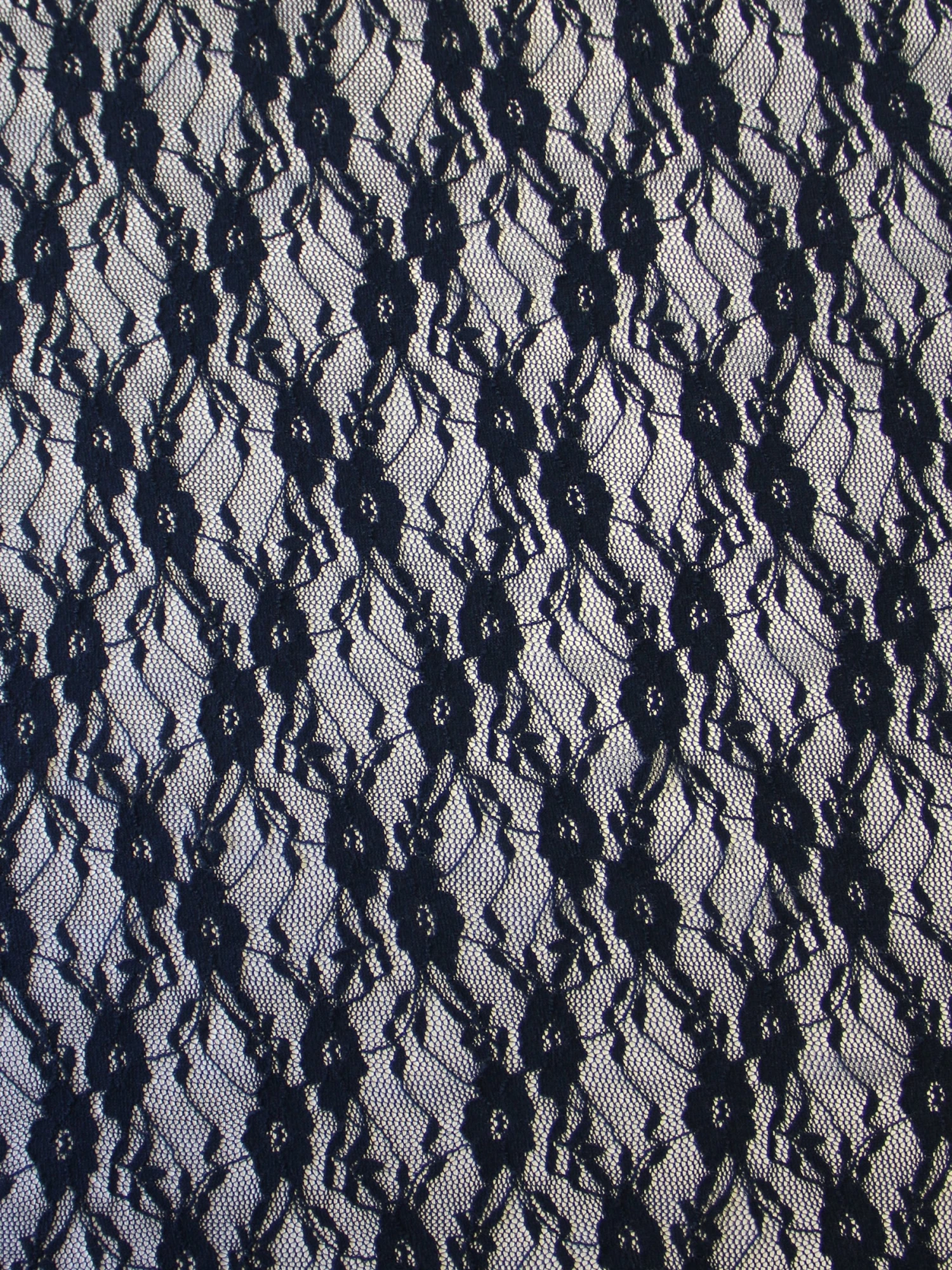 Midnight Blue Stretch Lace - Yvonne 4 Midnight Blue Stretch Lace - Yvonne - Image 4