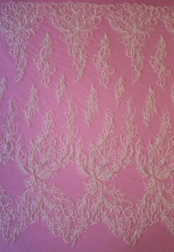 Ivory Beaded Lace - Zanobia -Bridal Fabric Shop Zanobia fullwidth