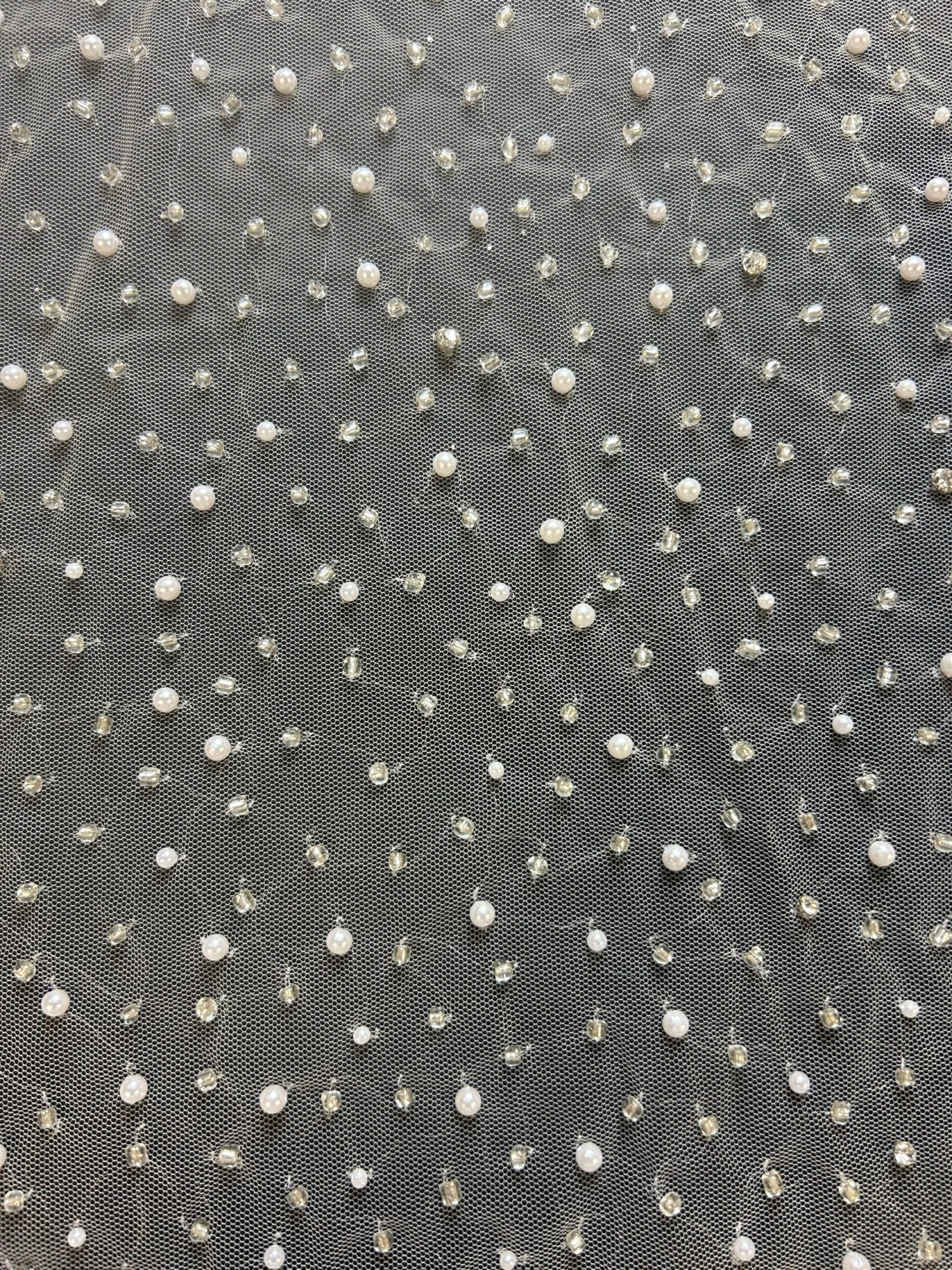 Champagne Diamanté & Beaded Tulle - Zola 7 Champagne Diamanté & Beaded Tulle - Zola - Image 7