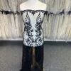 Black Embroidered Lace - Greer