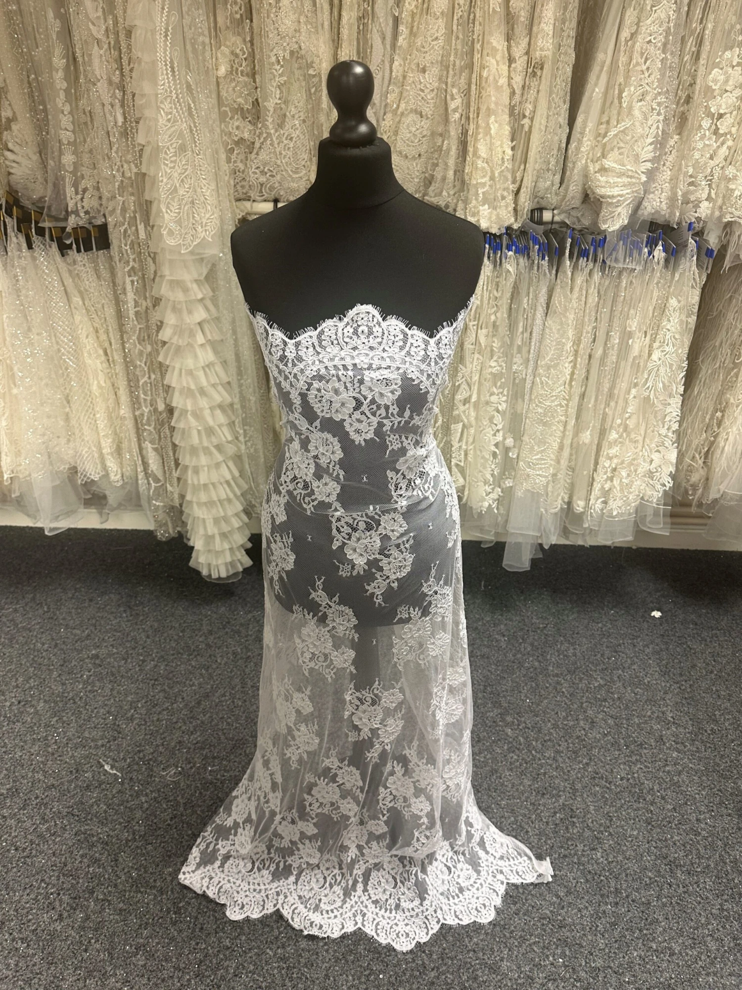 White Corded Lace - Eloise 1 White Corded Lace - Eloise