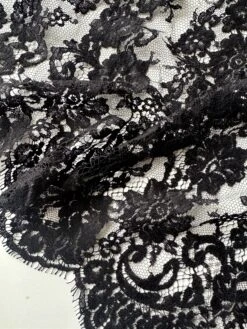 Black Chantilly Lace - Patricia -Bridal Fabric Shop a e50cadbe 5360 48a8 b449 06cda7c1cca8