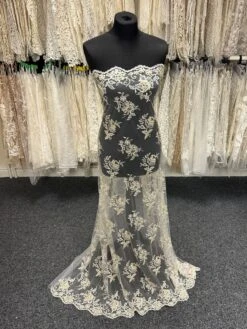 Champagne Beaded Lace - Chloe