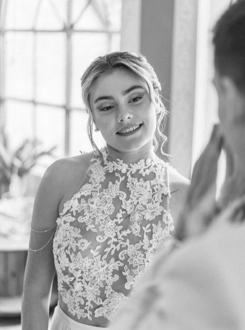 Ivory Corded Lace - Adele 6 Ivory Corded Lace - Adele - Image 6