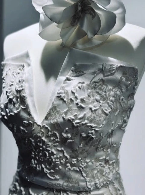 Ivory Glitter 3D Lace - Aileen 7 Ivory Glitter 3D Lace - Aileen - Image 7