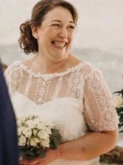 Ivory Sequinned Lace - Amber 28 Ivory Sequinned Lace - Amber -Bridal Fabric Shop amber lace dress5