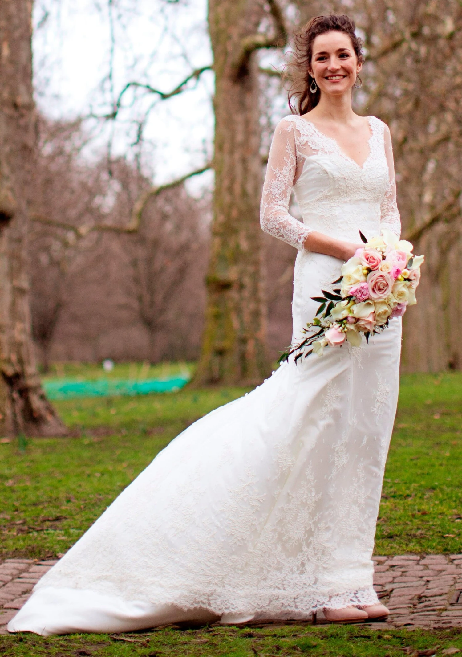 Ivory Corded Lace - Amelia 5 Ivory Corded Lace - Amelia - Image 5