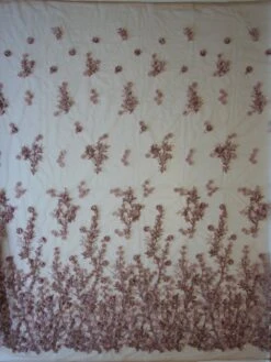 Antique Rose Beaded Lace - Drew -Bridal Fabric Shop antique rose beaded lace drew full width
