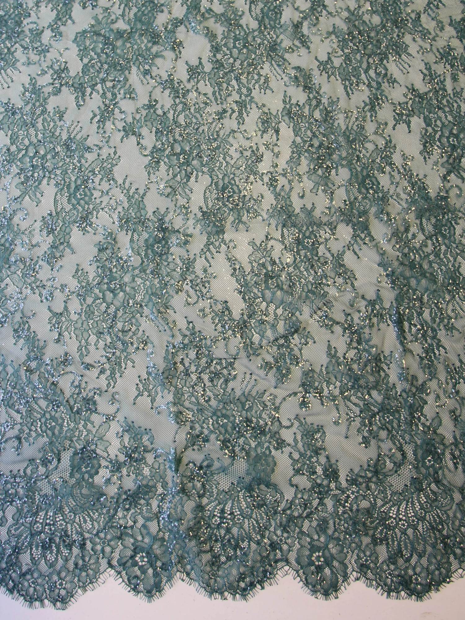 Teal Raschel Lace - Honor 2 Teal Raschel Lace - Honor - Image 2