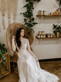 Ivory Beaded Lace – Ava -Bridal Fabric Shop ava lace dress2