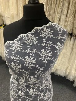 White Beaded Lace - Fearne 13 White Beaded Lace - Fearne -Bridal Fabric Shop b 3794cbea 0e90 4bb6 b6d0 4f78d7205320