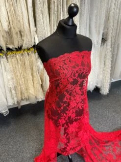 Scarlet Chantilly Lace - Kate 18 Scarlet Chantilly Lace - Kate -Bridal Fabric Shop b 39ee11c3 1fc1 4730 b67c 0bf45321a9c6