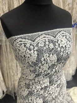 Ivory Chantilly Lace - Adrianna 16 Ivory Chantilly Lace - Adrianna -Bridal Fabric Shop b 541490ef 20fa 4f37 94c9 c9b3f34bdd42