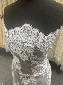 White Corded Lace - Eloise 14 White Corded Lace - Eloise -Bridal Fabric Shop b 63d9c869 686b 4a28 b6ee d25c819f3ee5