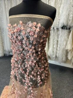 Antique Rose Beaded Lace - Drew -Bridal Fabric Shop b 6728ccb5 f266 4529 8db5 8dc97627fa92