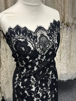 Black Corded Raschel Lace - Maggie 8 Black Corded Raschel Lace - Maggie -Bridal Fabric Shop b 7591ff85 c993 43a0 ab0b 71e3c51ad729
